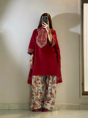KESAR Embroidered 3 piece Suit