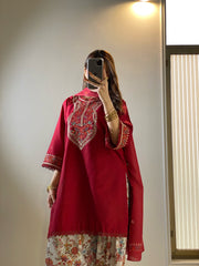 KESAR Embroidered 3 piece Suit