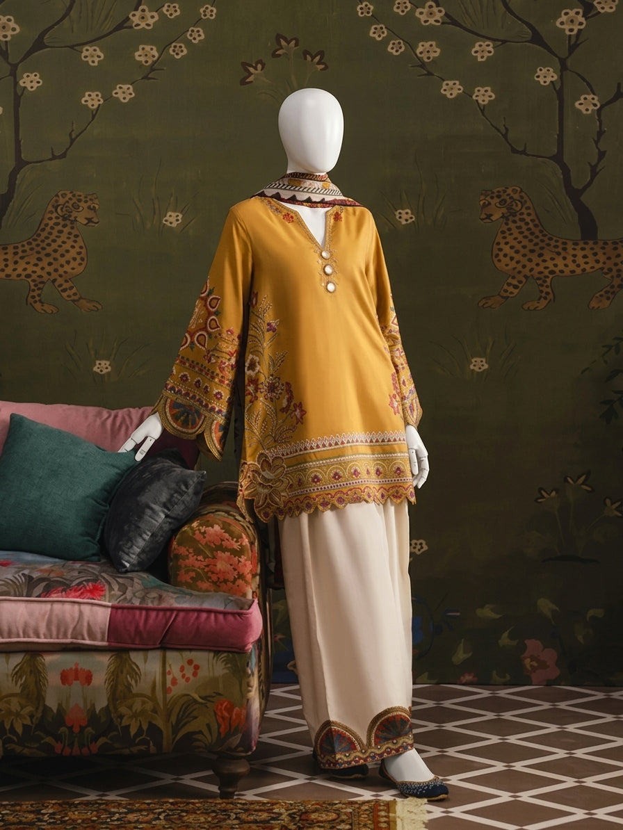 Sundas Embroided 2 PCs