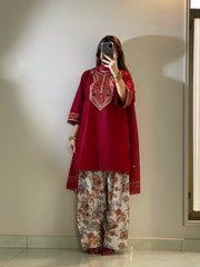 KESAR Embroidered 3 piece Suit