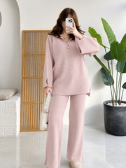 Whisper Textured Knit Co-Ord Set